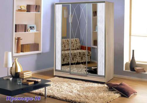 Шкаф-купе Премьера 10 - 19400.00 руб. Сеньор Шифоньер